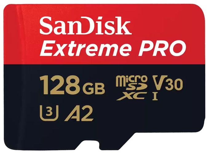 MicroSDXC Speicherkarte 128 GB Class 3 (U3) Klasse 10 Extreme Pro A2 