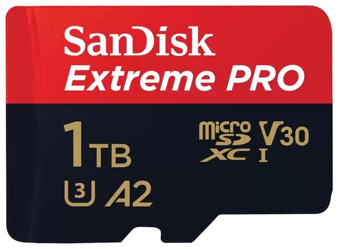 MicroSDXC Speicherkarte 1 TB Class 3 (U3) Klasse 10 Extreme Pro A2 
