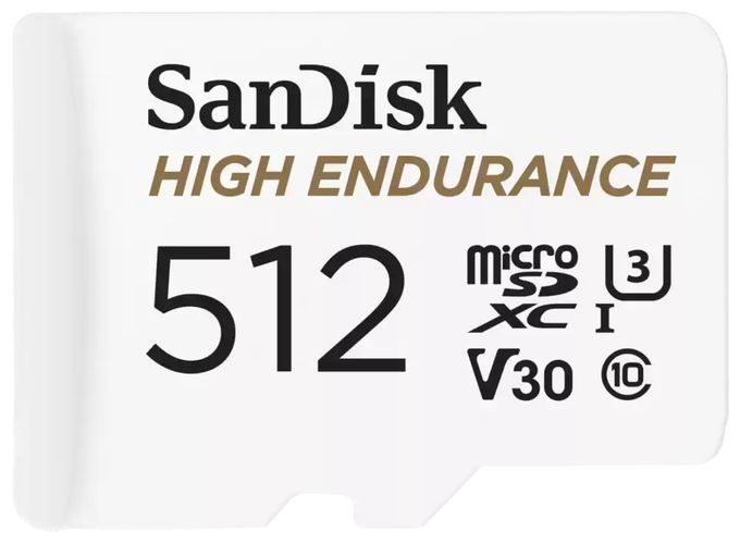 MicroSDXC Speicherkarte 512 GB Klasse 10 High Endurance 