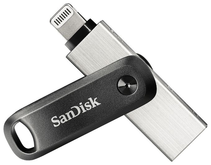 USB Type-A / Lightning Stick 64 GB  iXpand Go (Schwarz, Silber) 