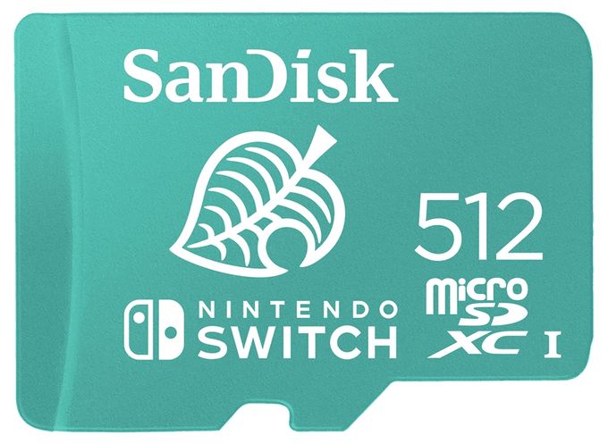 MicroSDXC Speicherkarte 512 GB Nintendo Switch 