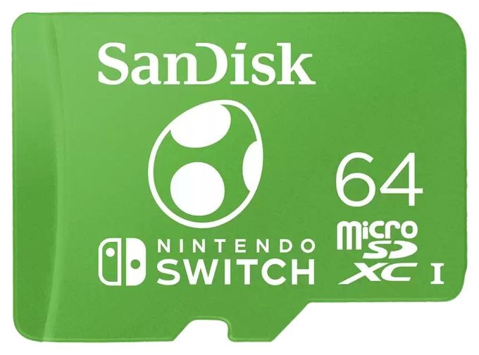 MicroSDXC Speicherkarte 64 GB Nintendo Switch Yoshi Edition 