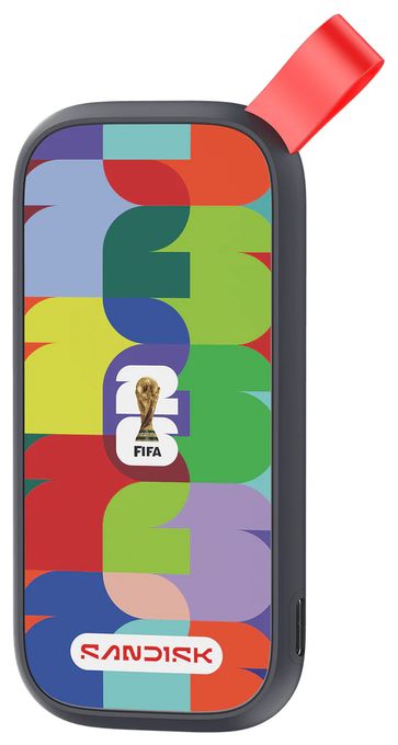 1 TB SSD  Portable FIFA World Cup 2026 Edition (Mehrfarbig) 