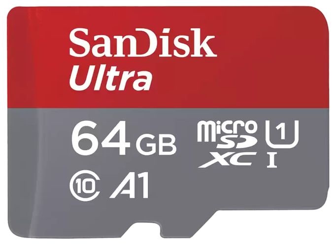 MicroSDXC Speicherkarte 64 GB Class 1 (U1) Klasse 10 Ultra A1 