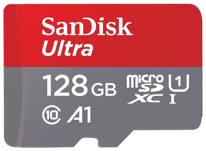 MicroSDXC Speicherkarte 128 GB Class 1 (U1) Klasse 10 Ultra A1 