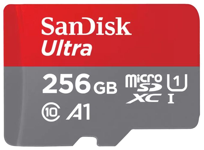 MicroSDXC Speicherkarte 256 GB Class 1 (U1) Klasse 10 Ultra A1 