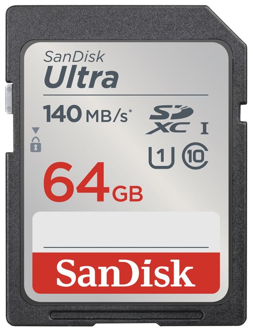 SDXC Speicherkarte 64 GB Class 1 (U1) Klasse 10 Ultra U1 