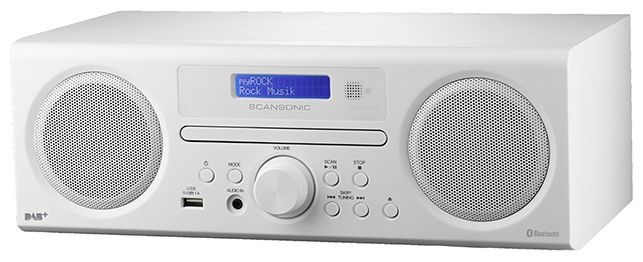 CD Payer DAB+, FM, PLL Radio  DA310 (Weiß) 