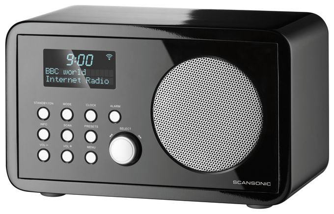 FM, PLL Radio Internet  IN210 (Schwarz) 
