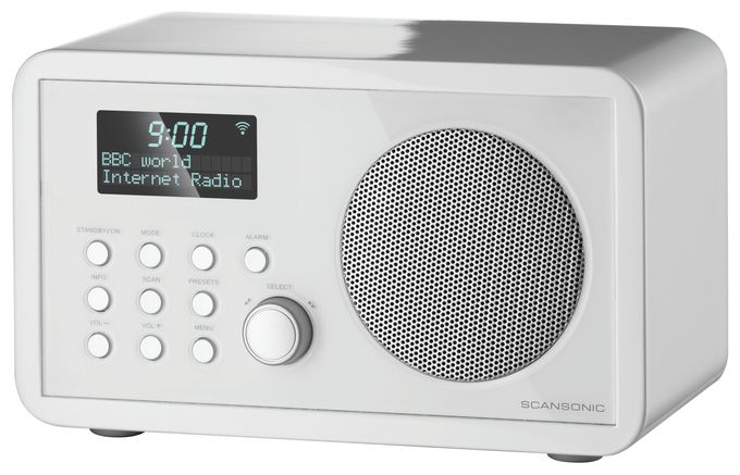 FM, PLL Radio Internet  IN210 (Weiß) 
