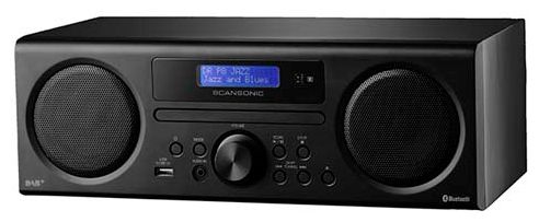 CD Payer DAB+, FM Radio  DA310 (Schwarz) 