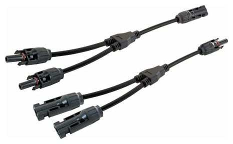 MC4 2in1 Adapterkabel Set 20 cm 