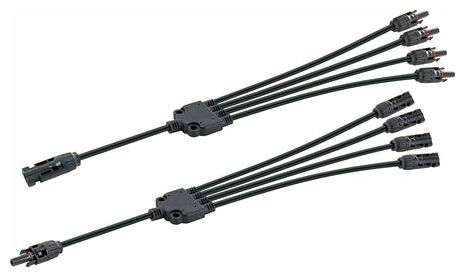 MC4 4in1 Adapterkabel Set 35 cm 