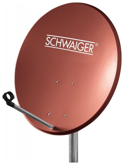 78 cm Aluminium Sat-Spiegel  SPI2080017 Alu-Spiegel SAT-Antenne (Rot) 