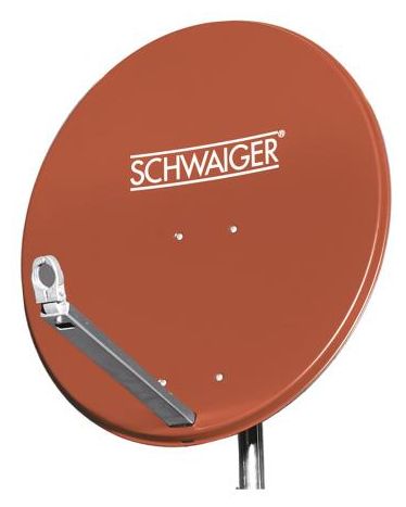 62 cm Aluminium Sat-Spiegel  SPI621.2 Alu-Spiegel ohne LNB (Rot) 