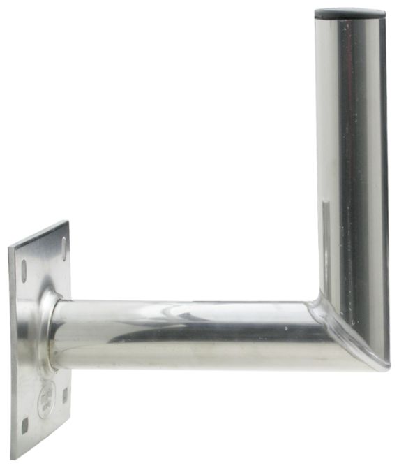 WAH25A 001 Aluminium Wandhalter (250 mm) mit Kunststoffkappe 