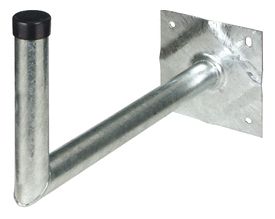 WAH6399 001 Stahl Wandhalter mit Kunststoffkappe 