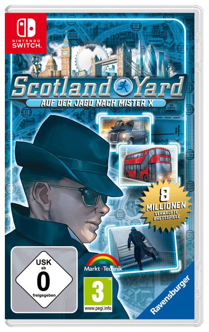 Scotland Yard - Auf der Jagd nach Mister X (Nintendo Switch) 