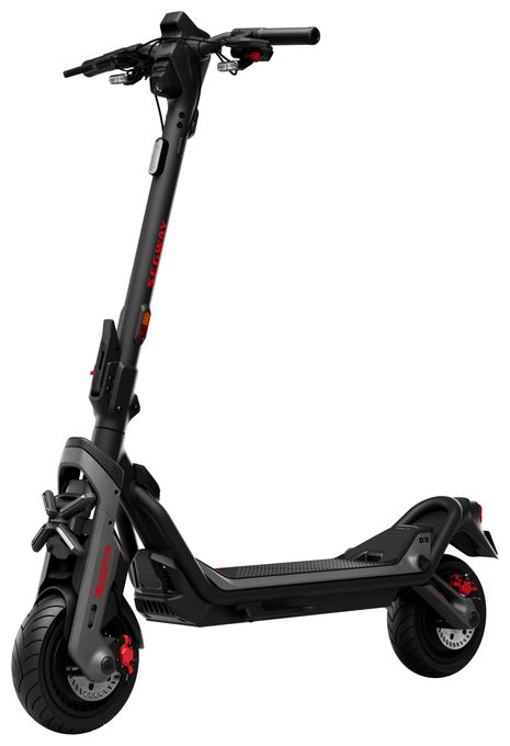 500 W E-Scooter 19,2 Ah 95 km Reichweite 39,5 kg  Ninebot GT3 D (Schwarz) 