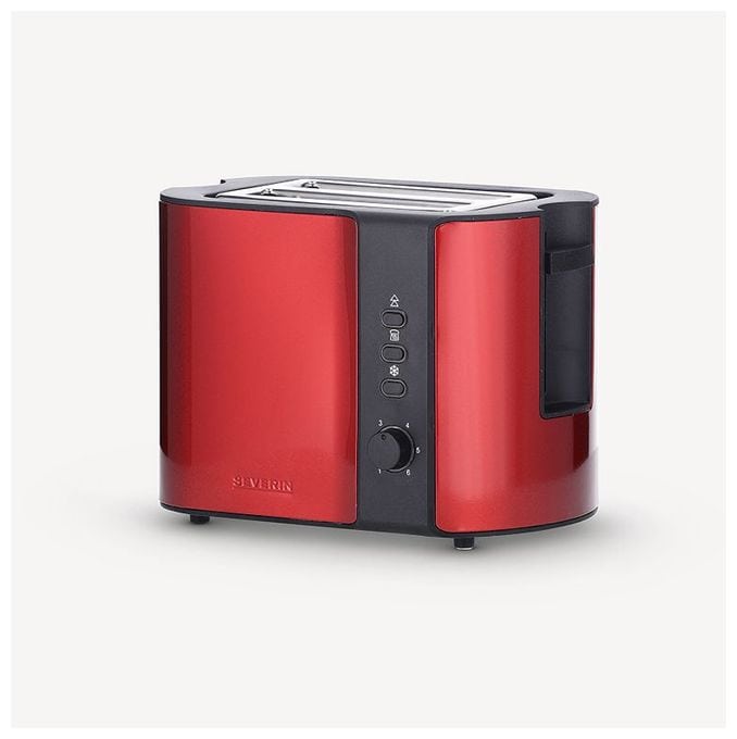 Toaster 800 W 2 Scheibe(n)  AT2217 (Metallisch, Rot) 