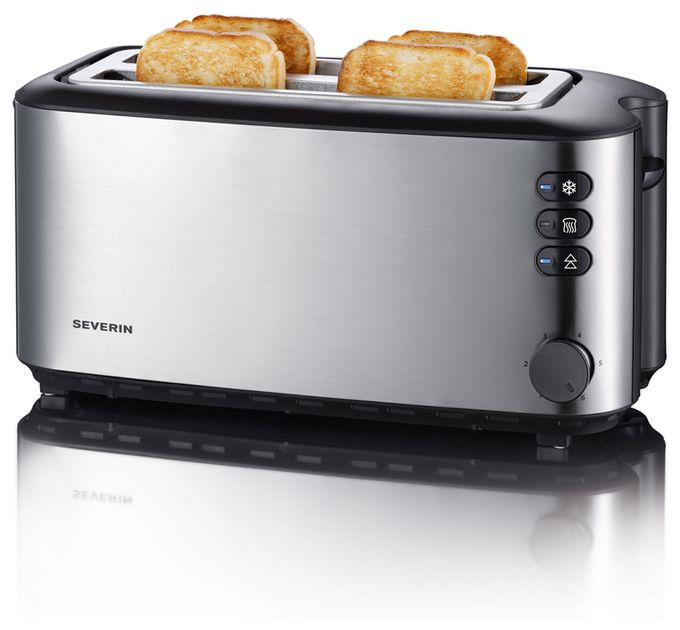 Toaster 1400 W 4 Scheibe(n)  AT2509 (Edelstahl) 