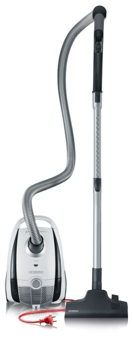 Bodenstaubsauger mit Staubbeutel 750 W HEPA  BC7035 S Power Snowlight (Grau, Weiß) 