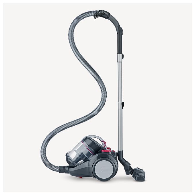 Bodenstaubsauger Beutellos 750 W HEPA  CY7089 Single Zyclone (Schwarz, Rot) 
