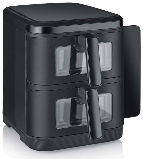 Doppel Heißluftfritteuse 11 l 2800 W  FR2468 (Schwarz) 