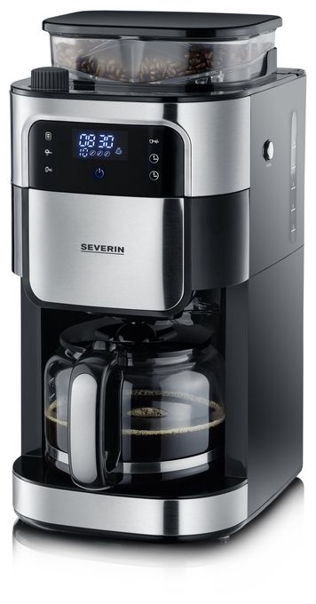 10 Tassen Filterkaffeemaschine  KA4813 (Schwarz, Edelstahl) 