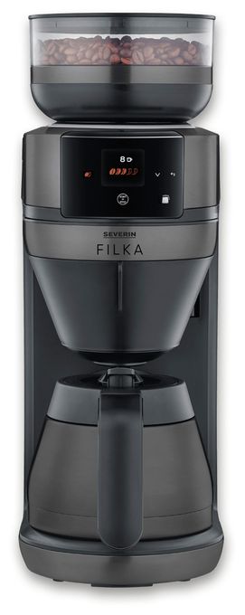 Thermo Filterkaffeemaschine  KA4855 (Schwarz, Edelstahl) 