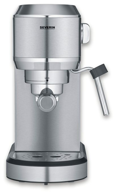 Siebträger Kaffeemaschine 20 bar 1350 W (Schwarz, Gebürsteter Stahl, Chrom) KA5997 Newspresa 