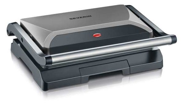 800 W mit 230 x 145 mm Fläche (Schwarz, Grau, Metallisch) KG2394 Kompakt-Multigrill 