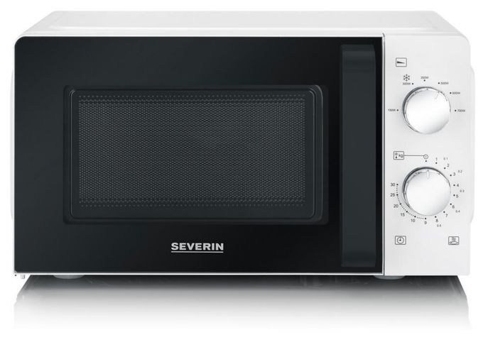 Freistehende Mikrowelle 700 W Größe: klein 6 Stufen  MW7570 (Schwarz, Weiß) 