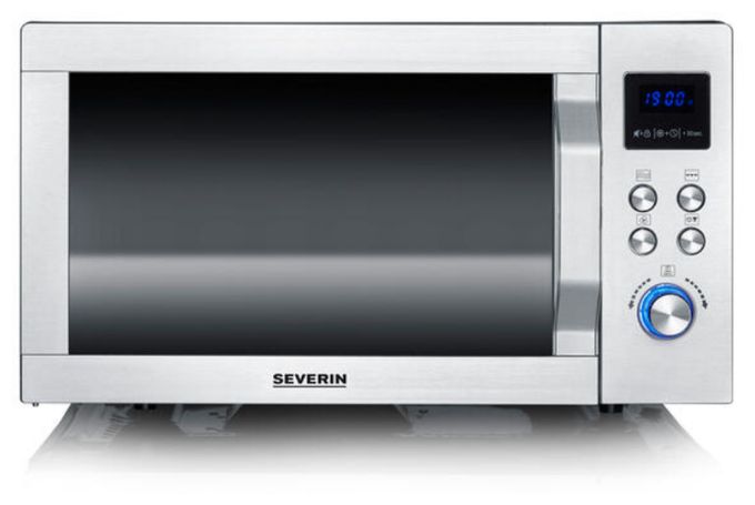 Freistehende Mikrowelle 900 W Größe: mittel  MW7578 (Silber / Schwarz) 