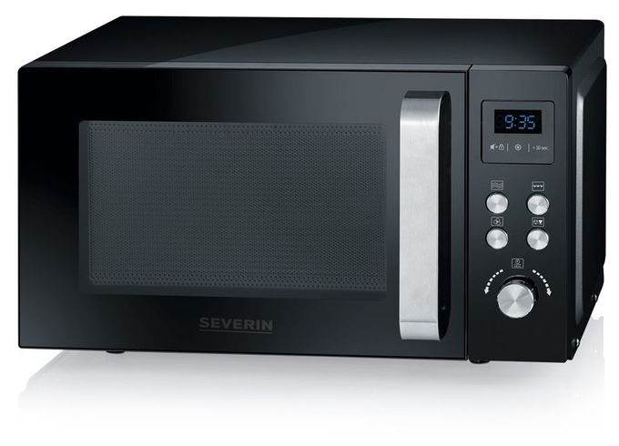 Freistehende Mikrowelle 900 W Größe: mittel 10 Stufen Grill  MW7752 (Schwarz, Edelstahl) 