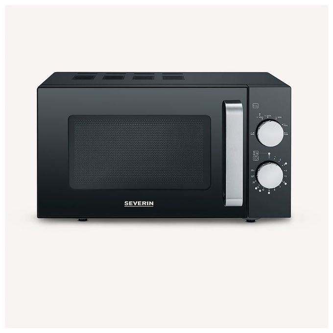Freistehende Mikrowelle 800 W Größe: klein 6 Stufen  MW7761 (Schwarz, Edelstahl) 