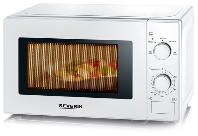 Freistehende Mikrowelle 700 W Größe: klein 5 Stufen  MW7770 (Weiß) 