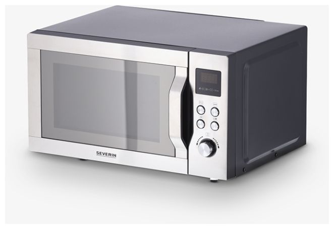 Freistehende Mikrowelle 900 W Größe: mittel 10 Stufen Grill  MW7777 (Schwarz, Edelstahl) 