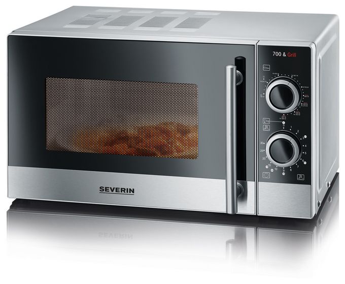 Standgeräte Solo 700 W Größe: klein 9 Stufen Grill  MW7874 (Silber, Edelstahl) 