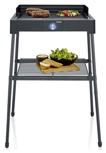 1 Zone(n) 2200 W mit 445 x 260 mm Fläche  PG8568 Standgrill (Schwarz) 