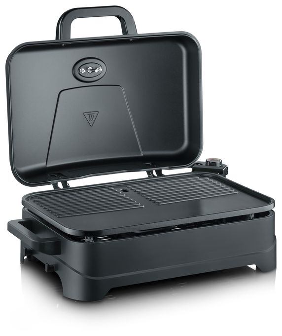 2300 W mit 450 x 300 mm Fläche  PG8597 Tischgrill (Schwarz) 