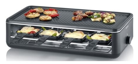 8 Person(en) 1300 W RG2365 Black Line Lite Raclettegrill 