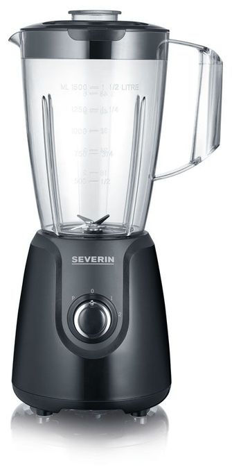 1,5 l Standmixer 2 Geschwindigkeiten 600 W  SM3707 (Schwarz) 