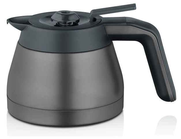 Karaffe (Anthrazit, Schwarz, Gebürsteter Stahl) TK5571 Thermokanne 