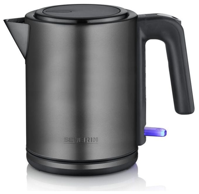 1,0 l Wasserkocher 2400 W (Schwarz, Gebürsteter Stahl) WK9342 