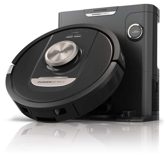 Saugroboter 110 min Akku  SHARK RV2820VEEU PowerDetect (Schwarz, Silber) 
