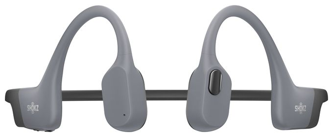 Knochenschall Bluetooth Kopfhörer kabellos 9 h Laufzeit IP68  OpenSwim Pro (Grau) 