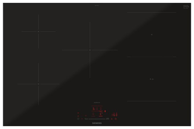 80 cm Induktionskochfeld 5 Kochzonen iQ500 ED870HWC1E autarkes 