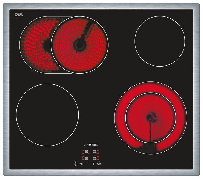 Herdset normal mit 60 cm Glaskeramik Kochfeld EQ112EA01Z (ET645HN17E + HB113FBS1) 