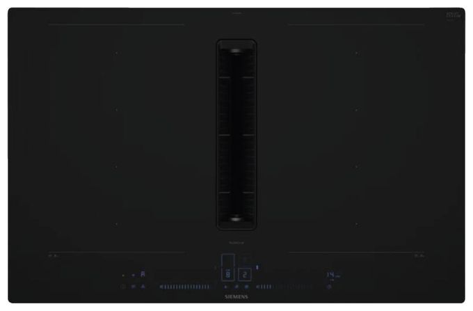 80 cm Induktionskochfeld 4 Kochzonen mit integriertem Dunstabzug iQ700 EX80BNGA6 (EX80BNX68E + HZ9VDSB4) autarkes 